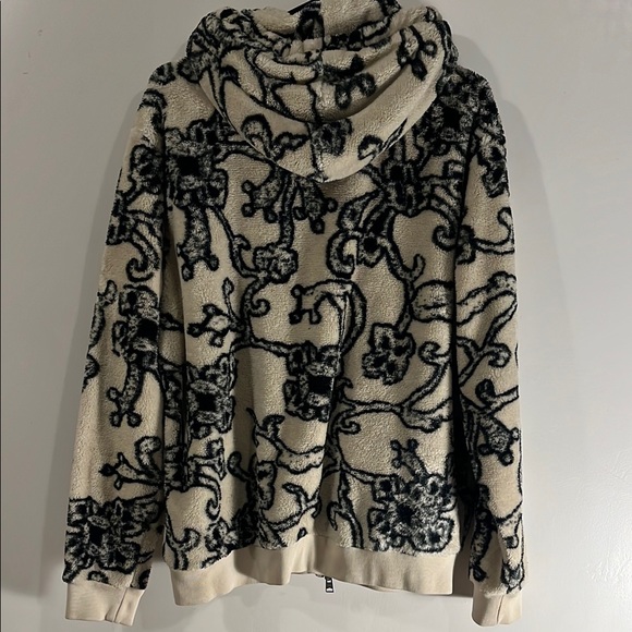 All Saints Beige Zip Hoodie - Picture 3 of 3